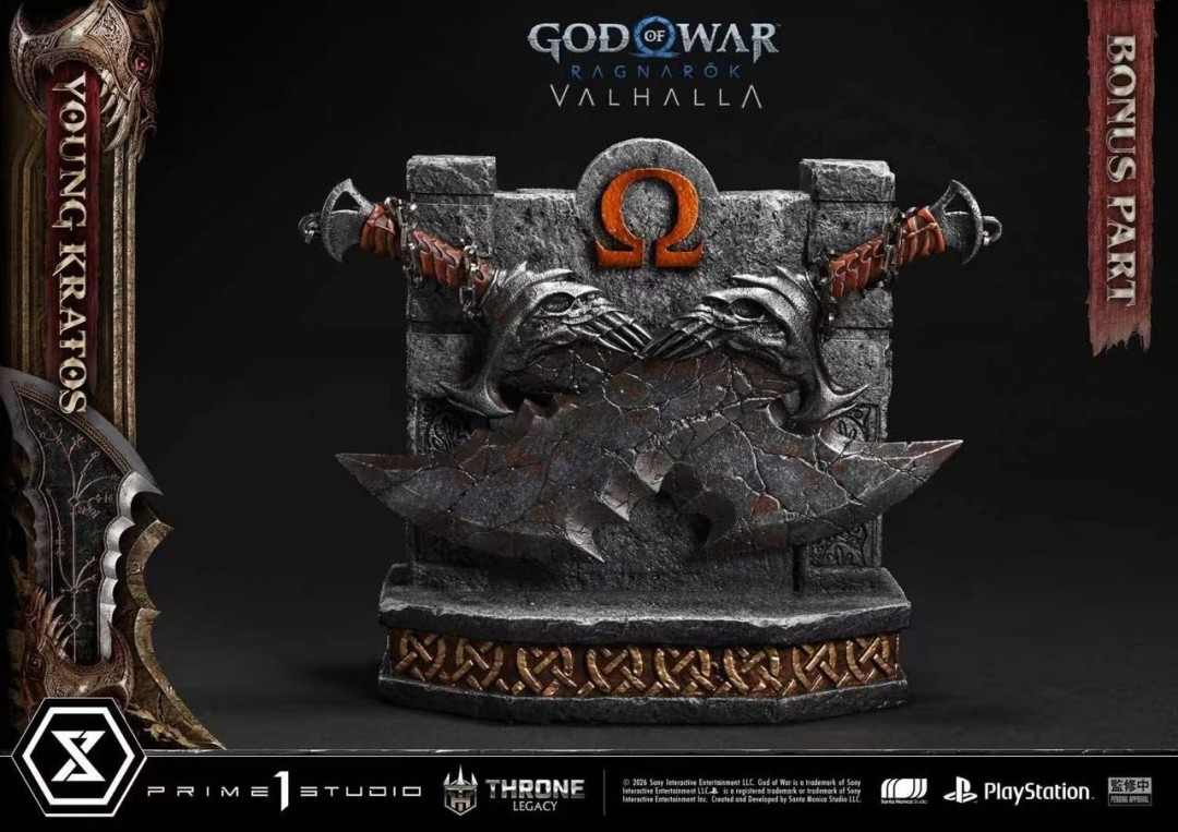 青年vs壮年! 《战神:诸神黄昏》奎爷1:3逼真雕像发布