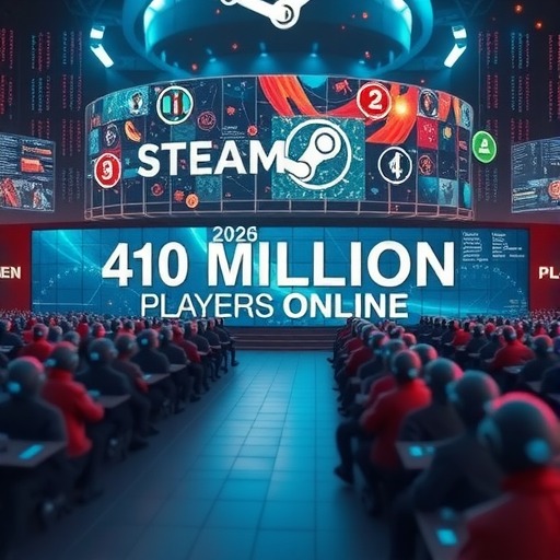 Steam刚到2026就破纪录！全球超过4000万玩家同上线