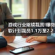 游戏行业继续裁员!曝微软