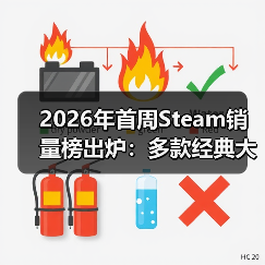 2026年首周Steam销量榜出炉：多款经典大作回归！（图2）