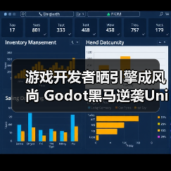 游戏开发者晒引擎成风尚 Godot黑马逆袭Unity霸榜(图3) 游戏开发者晒引擎成风尚 Godot黑马逆袭Unity霸榜(图3)