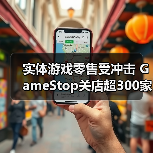 实体游戏零售受冲击 GameStop关店超300家(图2) 实体游戏零售受冲击 GameStop关店超300家(图2)