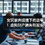 女玩家奔现遭下药盗号！虚拟财产损失引发安全热议